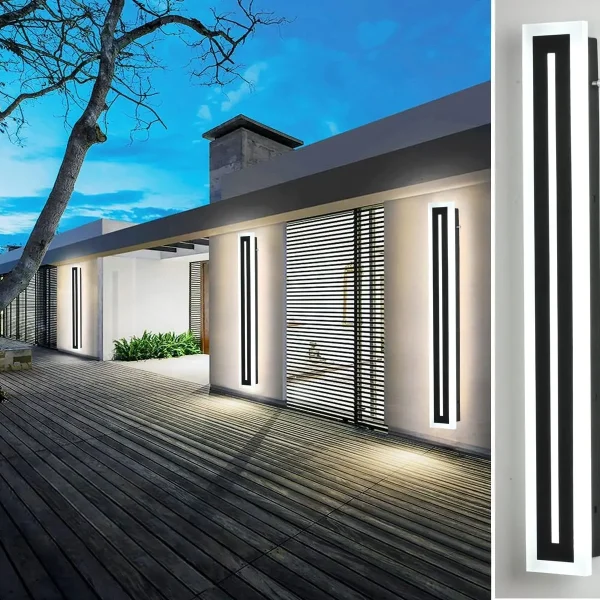 Outdoor Long Strip Modern LED Wall Sconce
