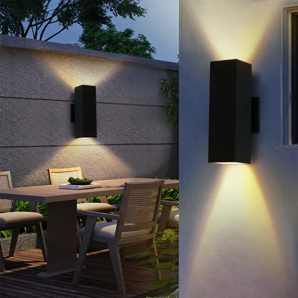 2-Pack Outdoor Wall Sconce